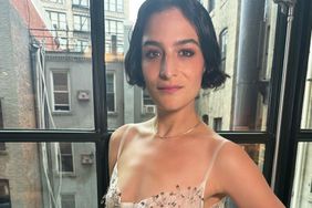 Jenny Slate Wears Dress Covered in Hundreds of Safety Pins for It Ends with Us Event