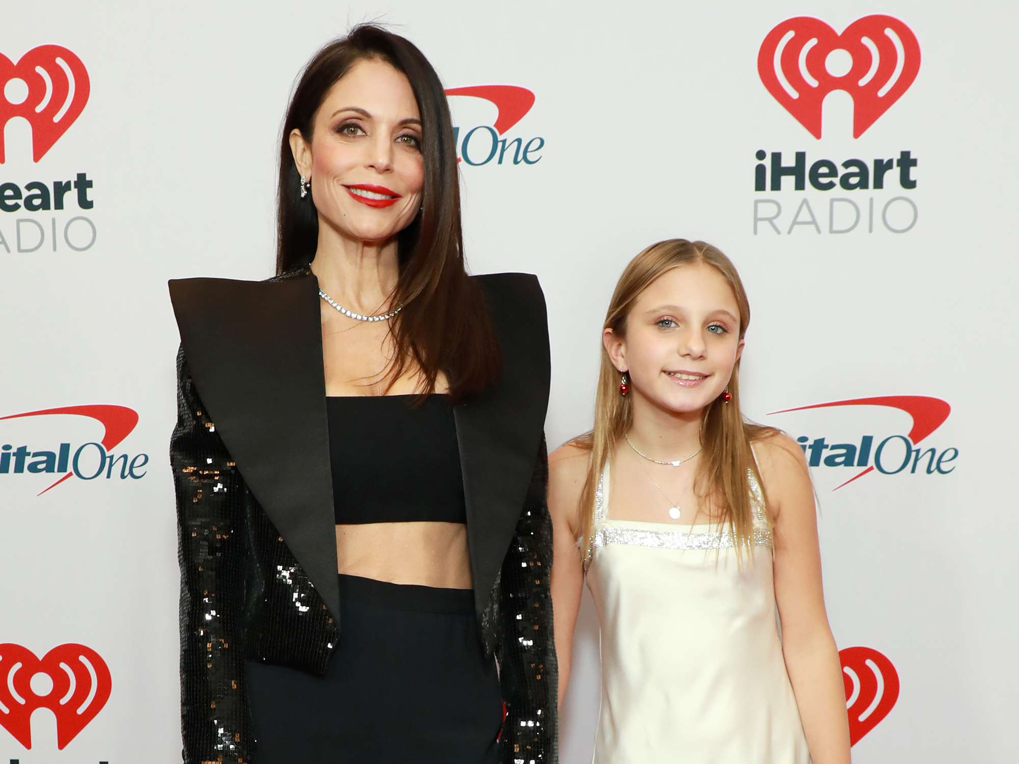 Bethenny Frankel (L) and Bryn Hoppy attend Z100's iHeartRadio Jingle Ball 2021at Madison Square Garden on December 10, 2021 in New York City