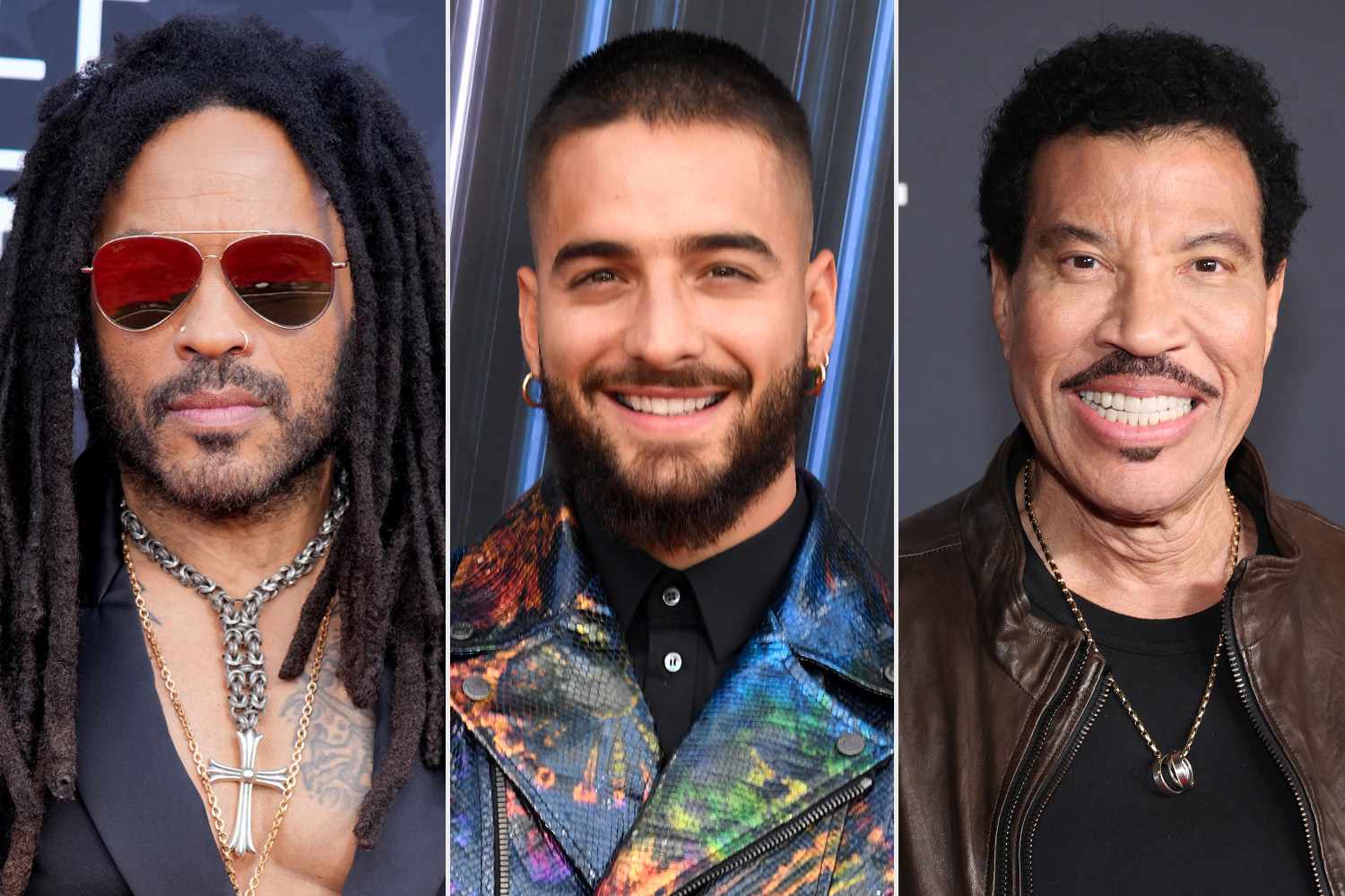 Lenny Kravitz; Maluma; Lionel Richie