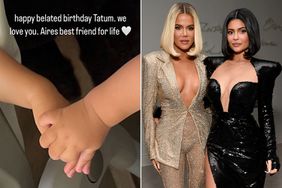 Kylie Jenner Shares Adorable Photo of Son Aire Holding Hands with Khloe Kardashian's Son Tatum 