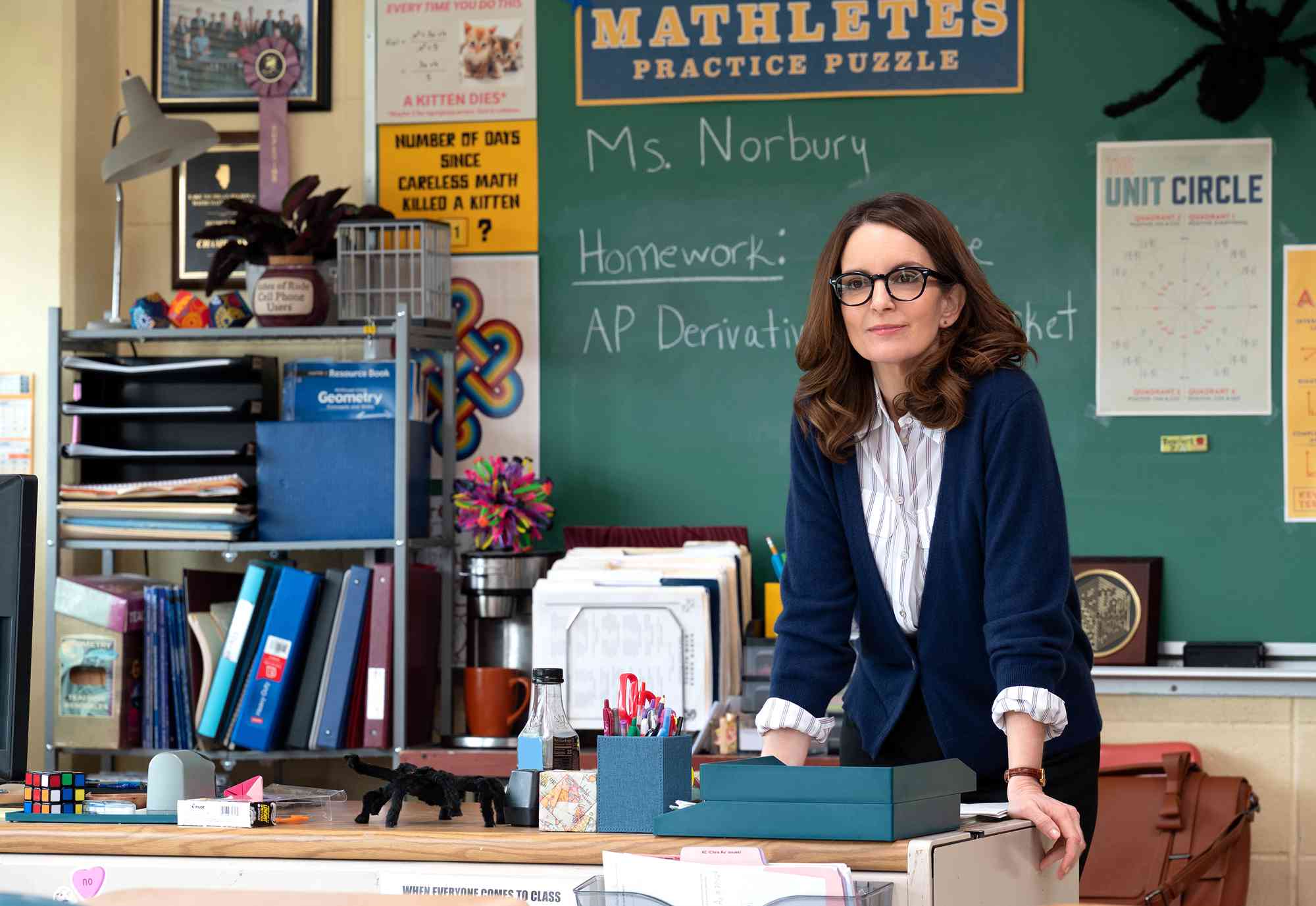 Tina Fey plays Ms. Norbury in Mean Girls from Paramount Pictures.