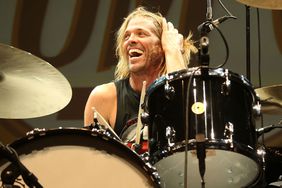 Taylor Hawkins & The Coattail Riders perform at Guitar Center's 27th Annual Drum-Off at Club Nokia on January 16, 2016 in Los Angeles, California.