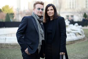 Bono and Ali Hewson attend the Dior Homme Menswear Fall/Winter 2017-2018 show as part of Paris Fashion Week on January 21, 2017 in Paris, France.