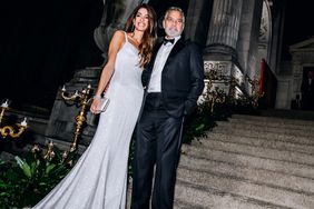 Amal Clooney and George Clooney at the Clooney Foundation For Justice's The Albies held at The New York Public Library