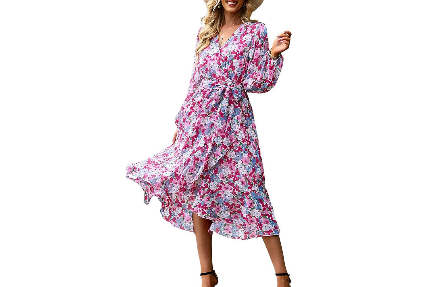 PRETTYGARDEN Flowy Maxi Dress