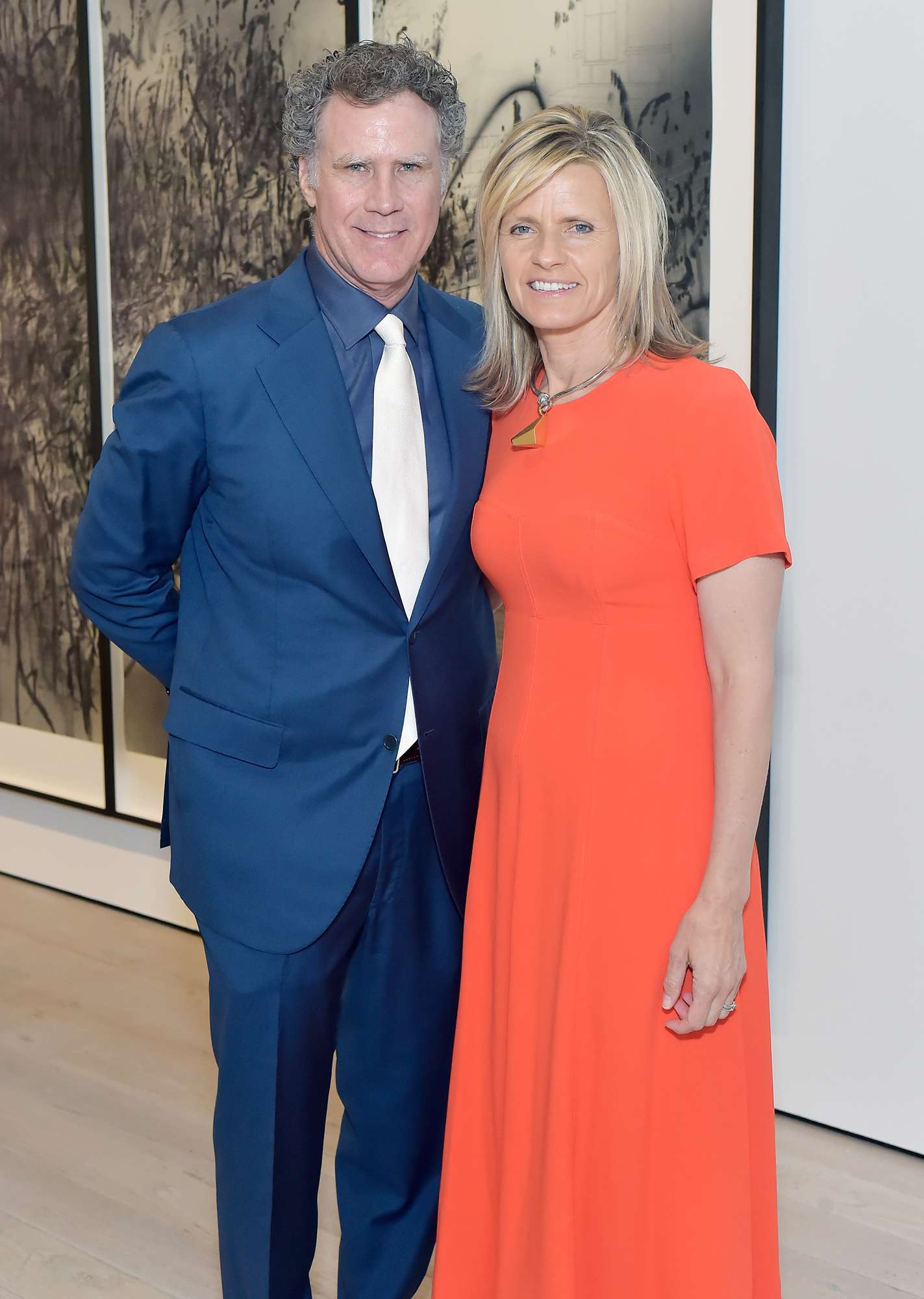 Will Ferrell (L) attend Viveca Paulin-Ferrell, LACMA Trustee and Collectors Committee Auctioneer LACMA 2018 Collectors Committee Gala at LACMA on April 21, 2018 in Los Angeles, California