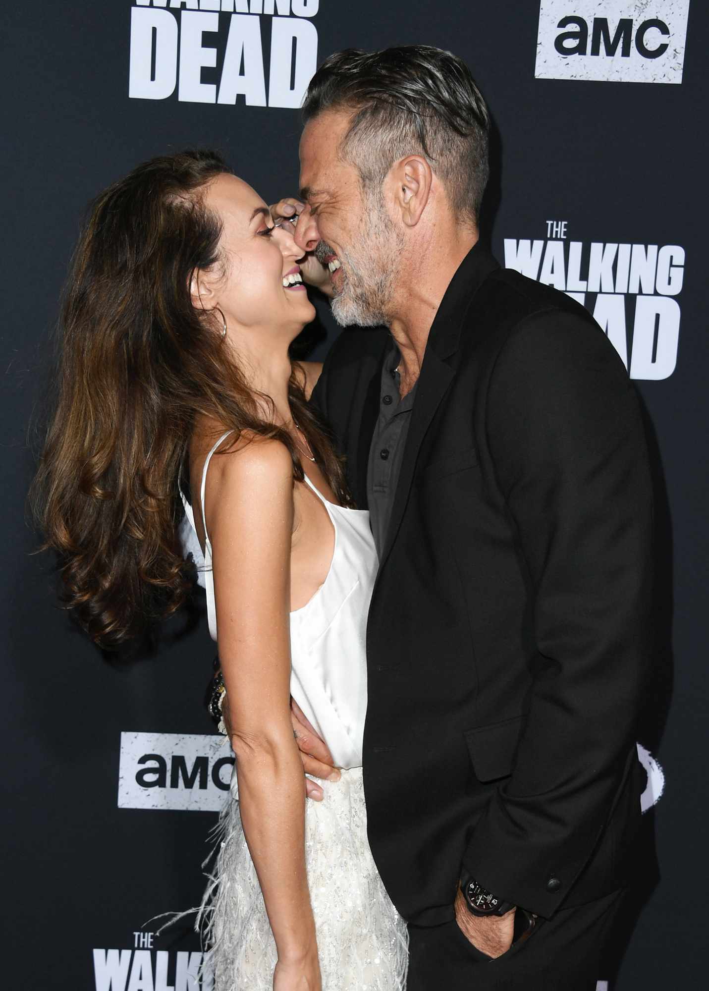 Hilarie Burton and Jeffrey Dean Morgan attend the Special Screening Of AMC's "The Walking Dead" Season 10 at Chinese 6 Theaterâ Hollywood on September 23, 2019 in Hollywood, California