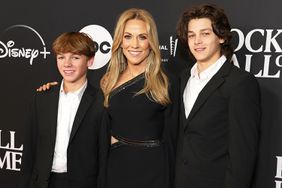 Sheryl Crow with her sons Levi Crow and Wyatt Crow attend the 38th Annual Rock & Roll Hall Of Fame Induction Ceremony at Barclays Center on November 03, 2023 in New York City. 