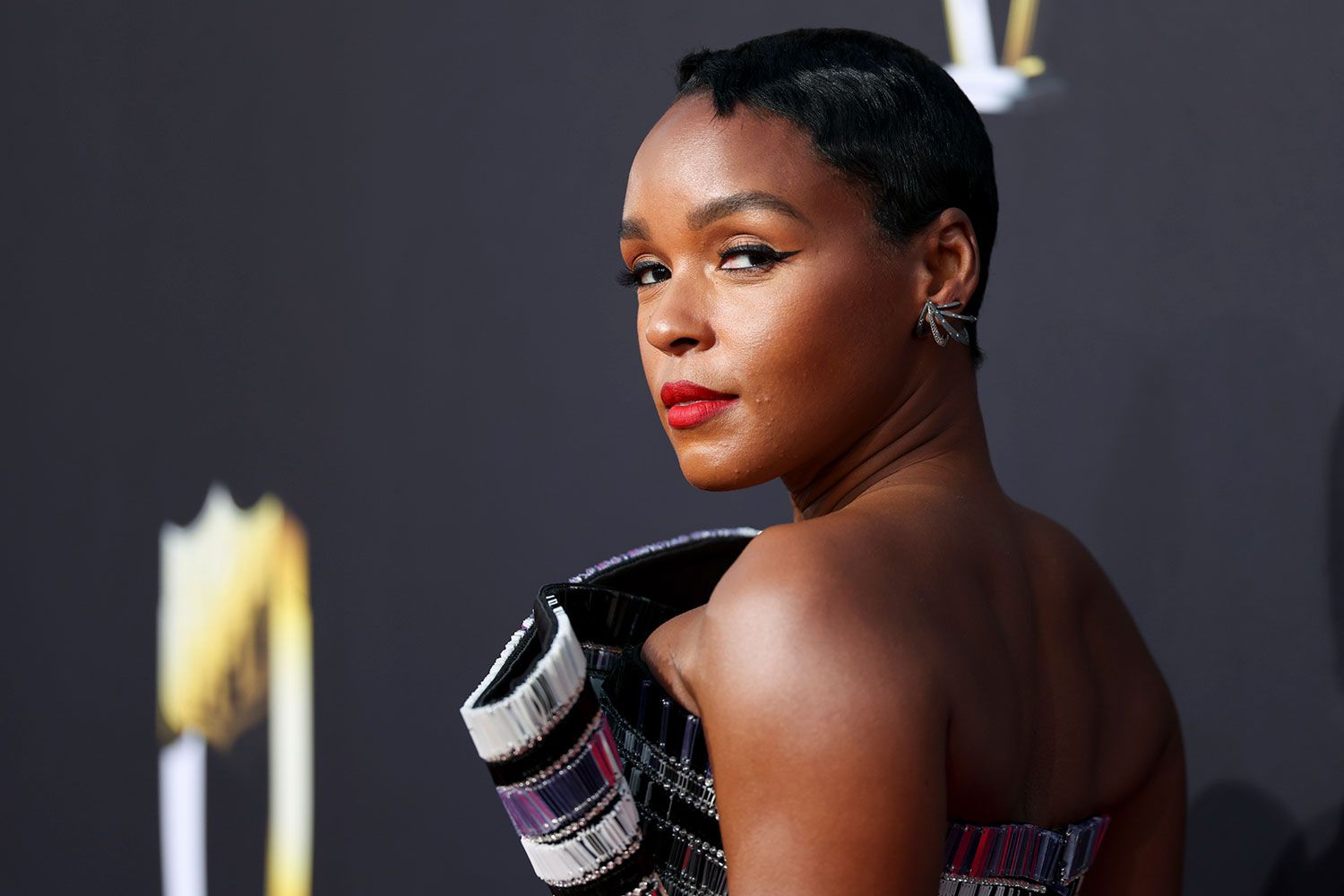 Janelle Monae at the 13th Annual NFL Honors held at Resorts World Theatre on February 8, 2024 in Las Vegas, Nevada