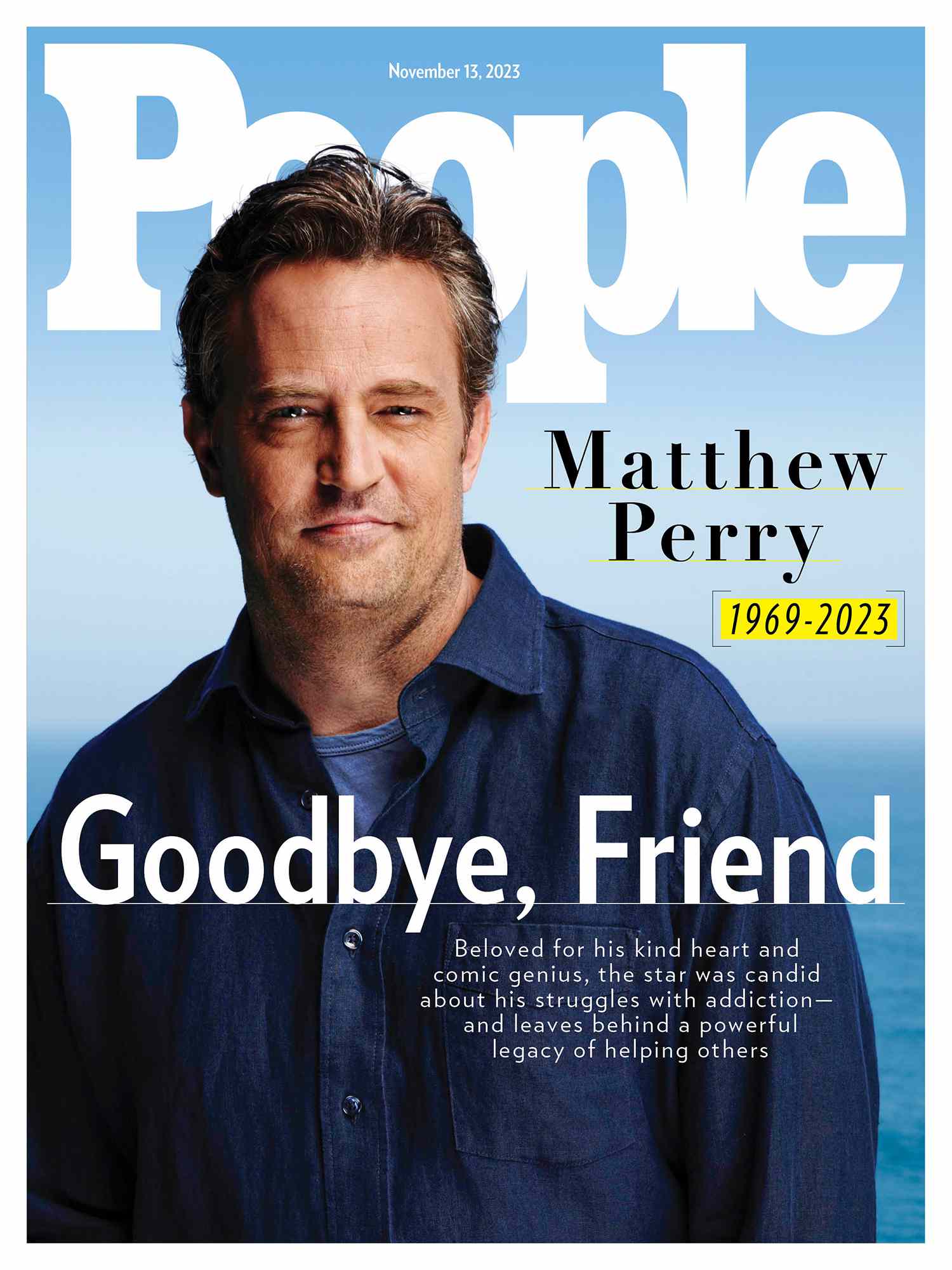 Matthew Perry PEOPLE cover