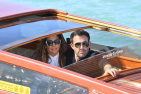 Jennifer Lopez and Ben Affleck arrive at the 78th Venice International Film Festival