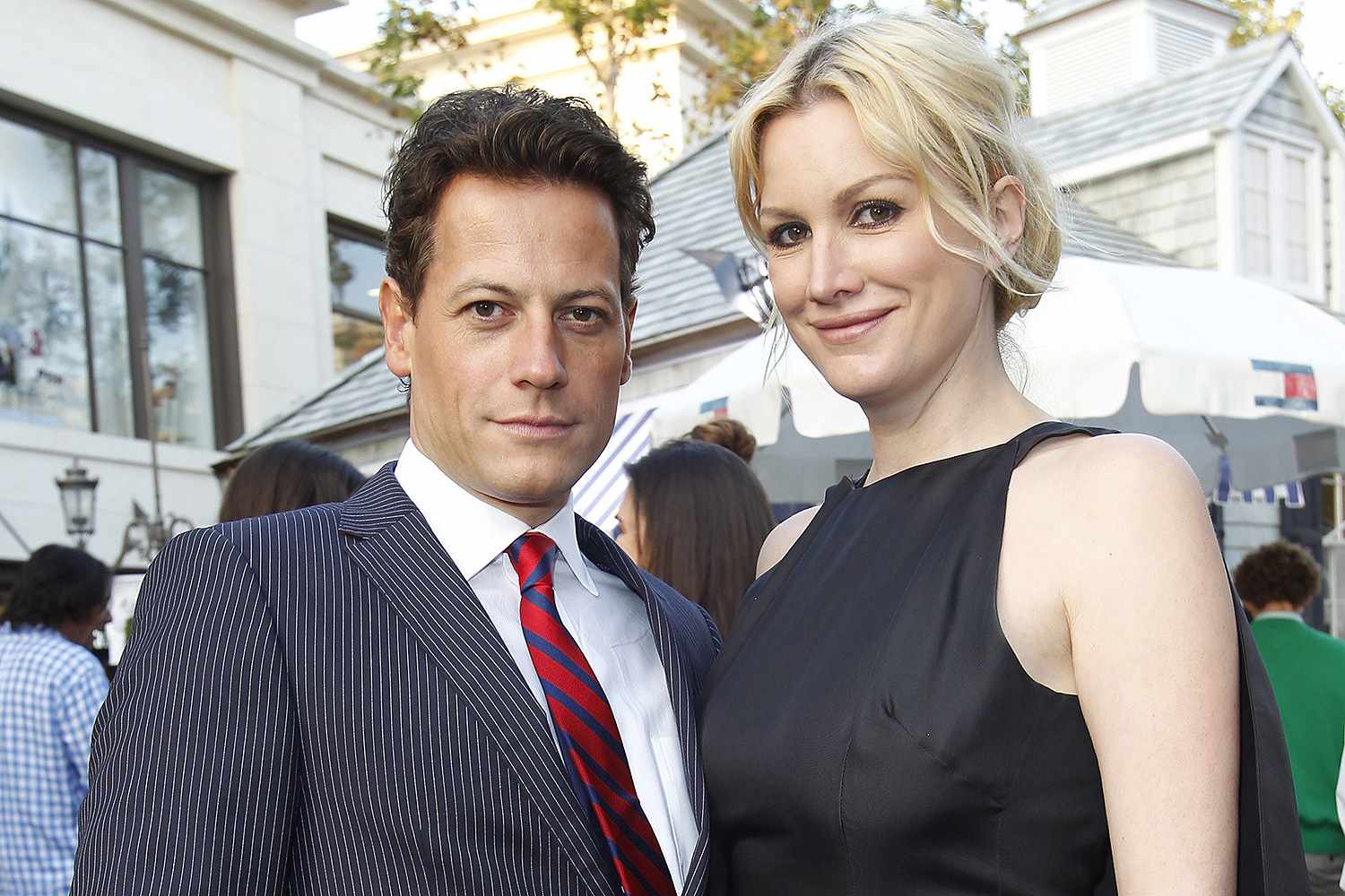 Ioan Gruffudd and Alice Evans