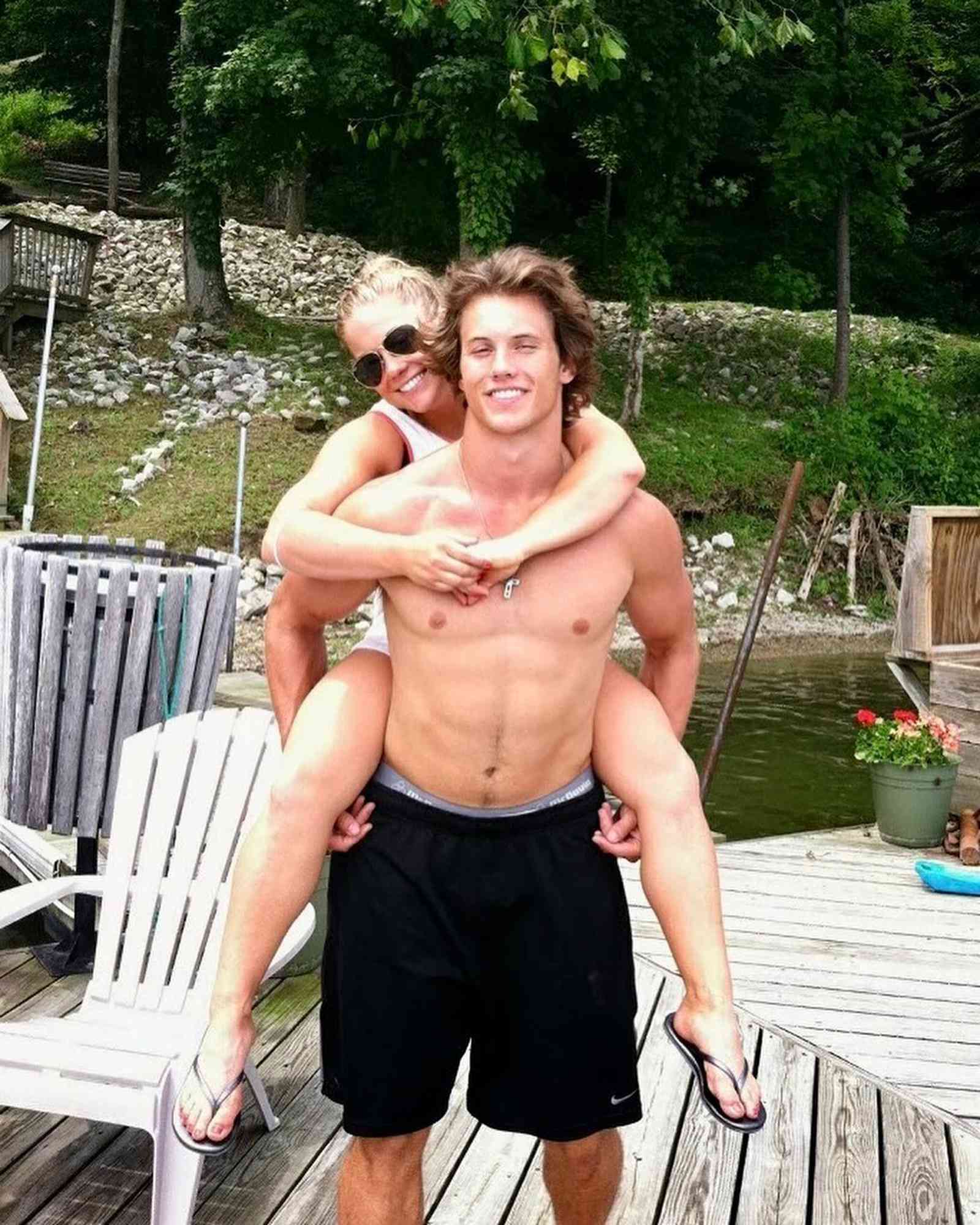 Shawn Johnson and Andrew East