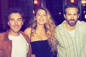 Shawn Levy poses with Blake Lively and Ryan Reynolds