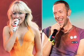 Sabrina Carpenter, Chris Martin of Coldplay