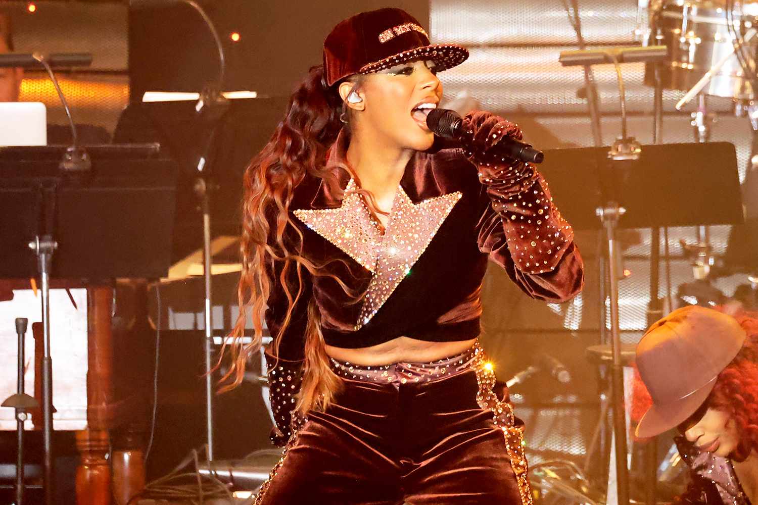 Victoria Monet performs onstage during the 66th GRAMMY Awards Pre-GRAMMY Gala & GRAMMY Salute to Industry Icons Honoring Jon Platt at The Beverly Hilton on February 03, 2024 in Beverly Hills, California.