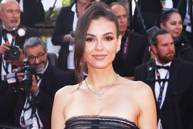 Victoria Justice attends the "Kinds Of Kindness" Red Carpet at the 77th annual Cannes Film Festival at Palais des Festivals on May 17, 2024 in Cannes, France.