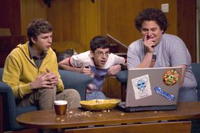 Michael Cera, Christopher Mintz-Plasse, Jonah Hill Superbad