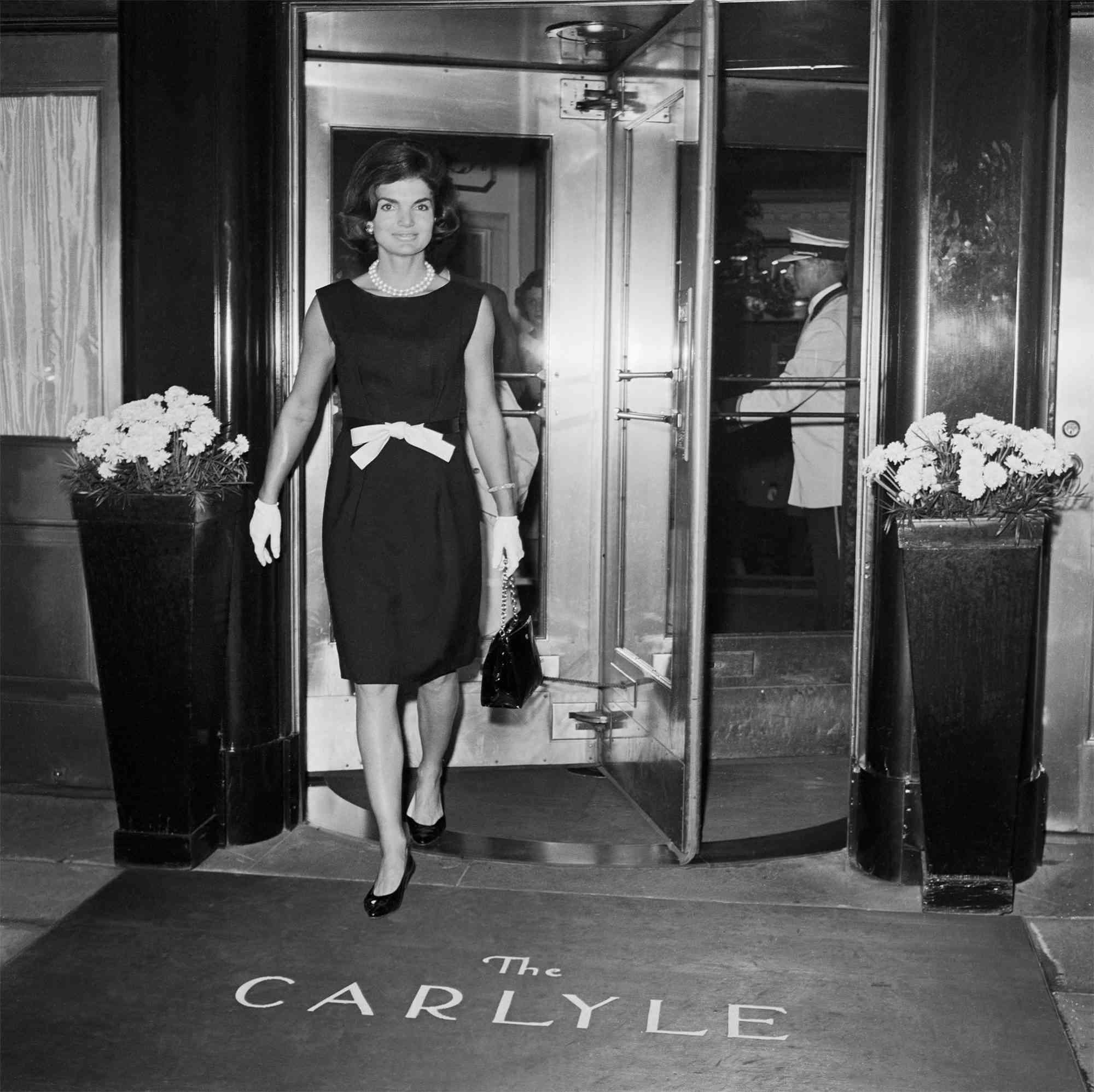 Jackie Kennedy Leaving Carlyle Hotel