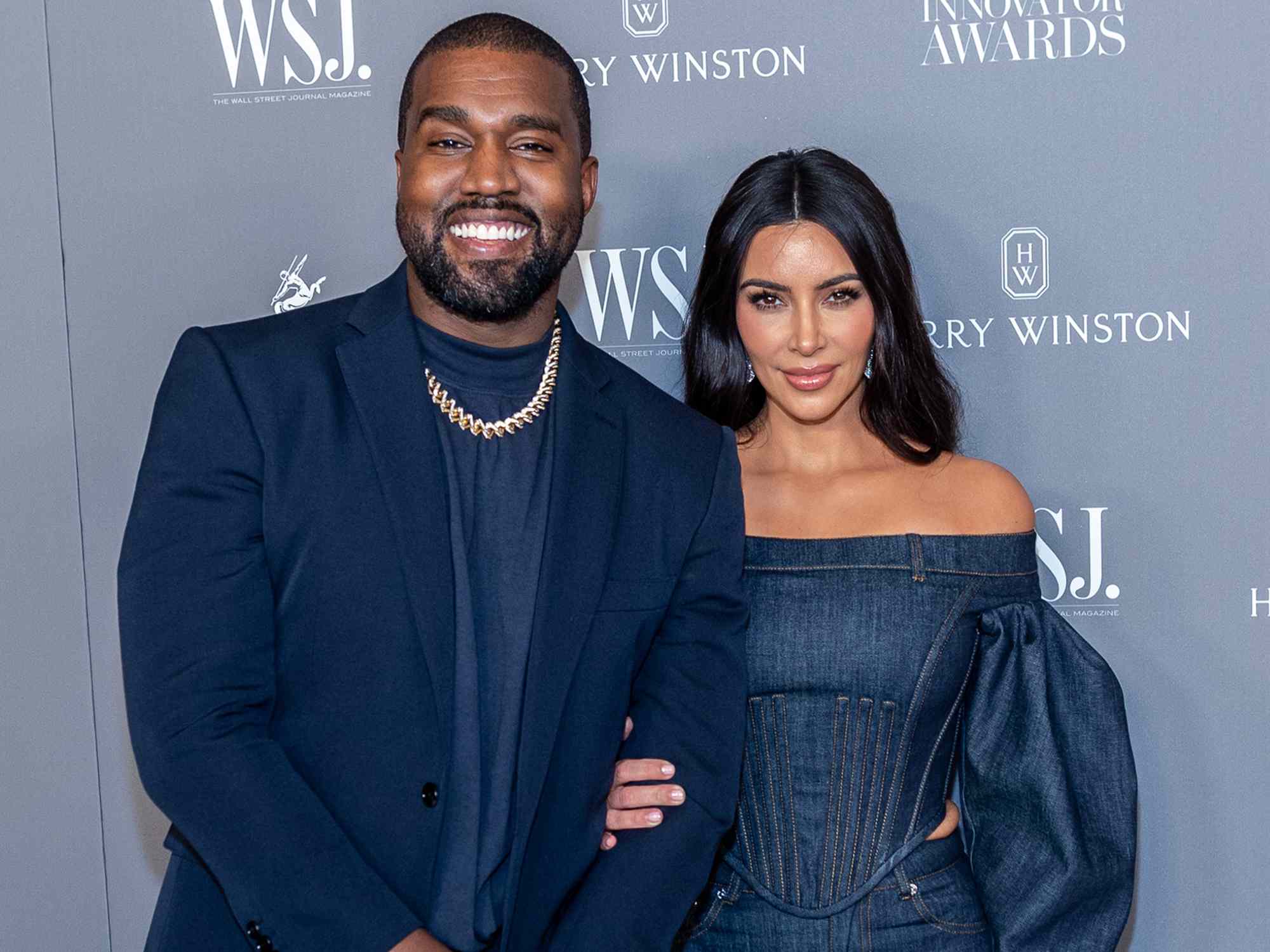 Kanye West and Kim Kardashian attend the WSJ Mag 2019 Innovator Awards at The Museum of Modern Art on November 06, 2019 in New York City