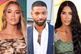 Khloe Kardashian, Tristan Thompson, Kim Kardashian