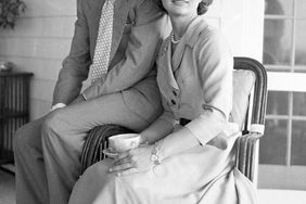 John F. Kennedy with Jacqueline Lee Bouvier