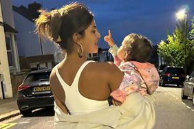 Priyanka Chopra and daughter on Instagram