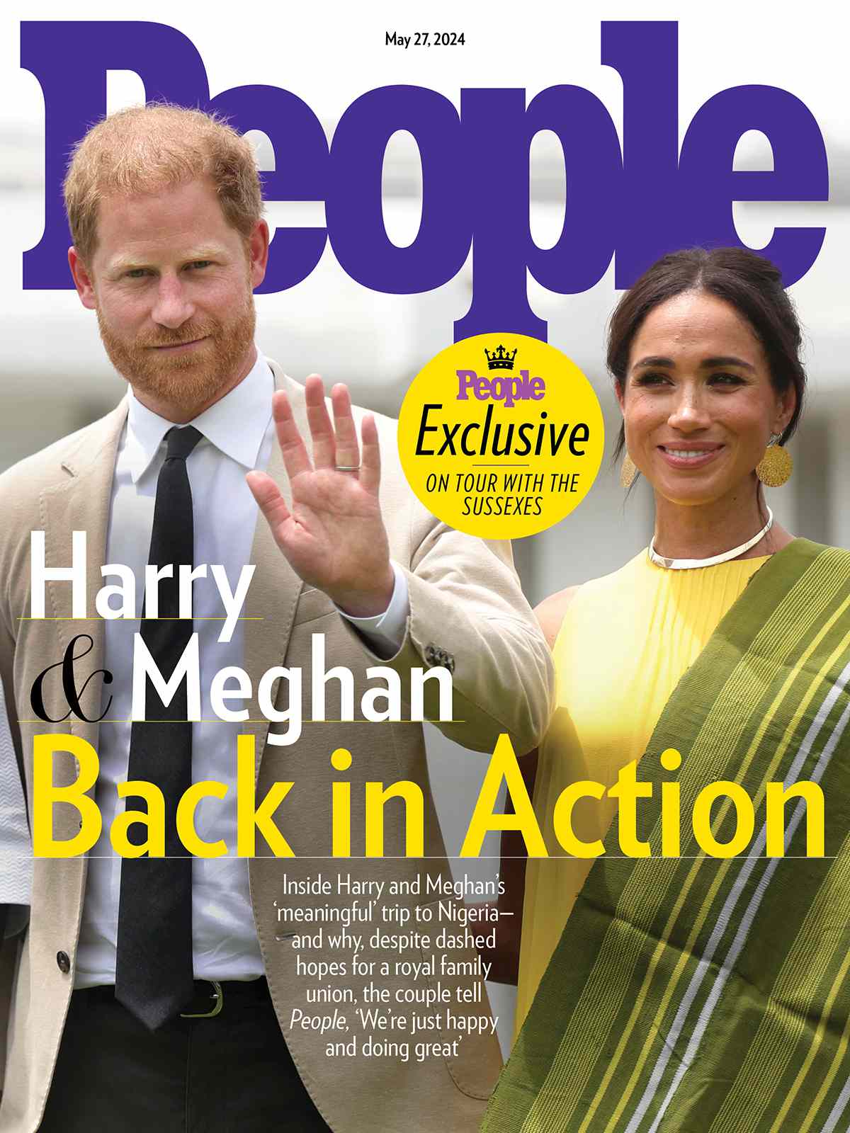 prince harry; meghan markle nigeria tour cover