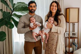 Chinna Balachandran, Erica Wendel and their twins