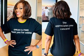 Gayle King Wears Oprah Is Fine T-Shirt After Revealing Her Friend Had Been in the Hospital with Stomach Virus
