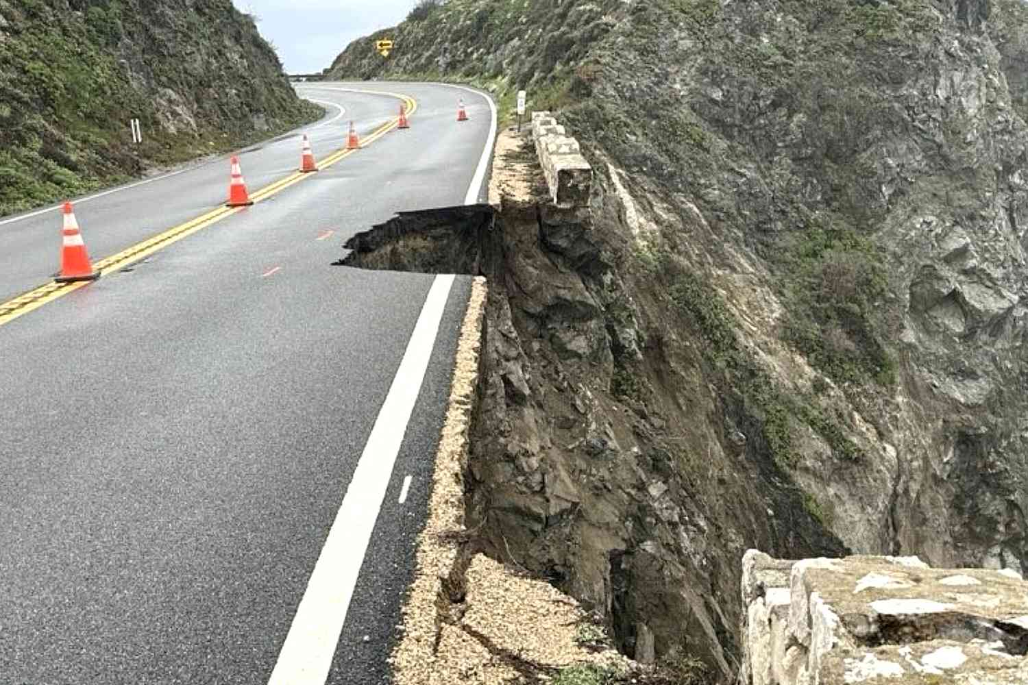 Rocky Creek Highway Collapse