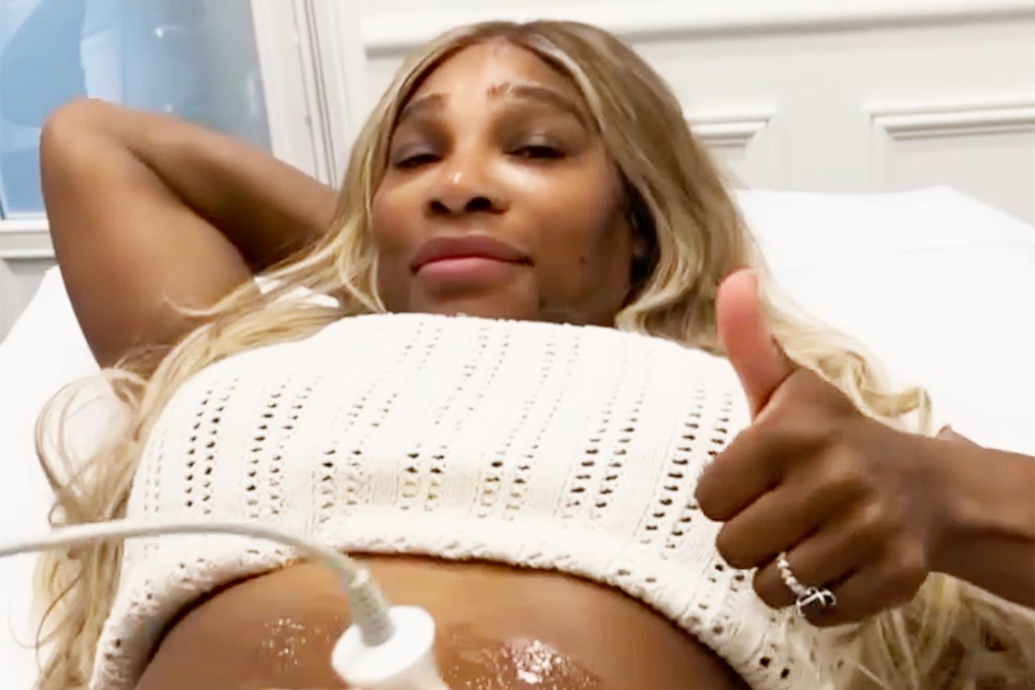 Serena Williams posts about spa day on Instagram