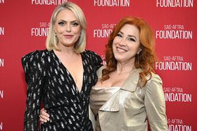 Elaine Hendrix and Lisa Ann Walter attend the SAG-AFTRA Foundation Conversations - Career Retrospective: Lisa Ann Walter at SAG-AFTRA Foundation Screening Room