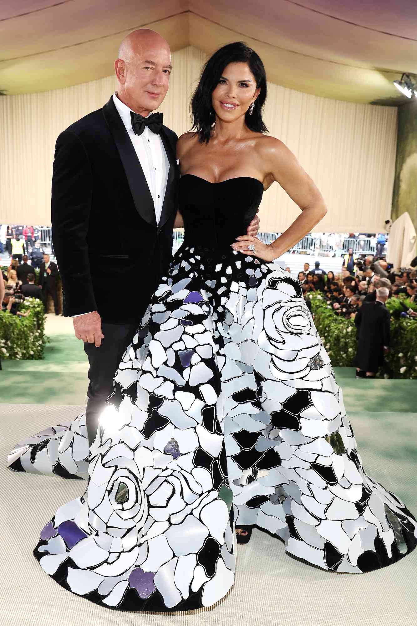 Jeff Bezos and Lauren Sanchez attend The 2024 Met Gala 