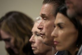 Stephen Baldwin listens during his brother, actor Alec Baldwin's hearing at Santa Fe County District Court on July 10, 2024 in Santa Fe, New Mexico.