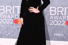 adele attends The BRIT Awards 2022 at The O2 Arena on February 08, 2022 in London, England.