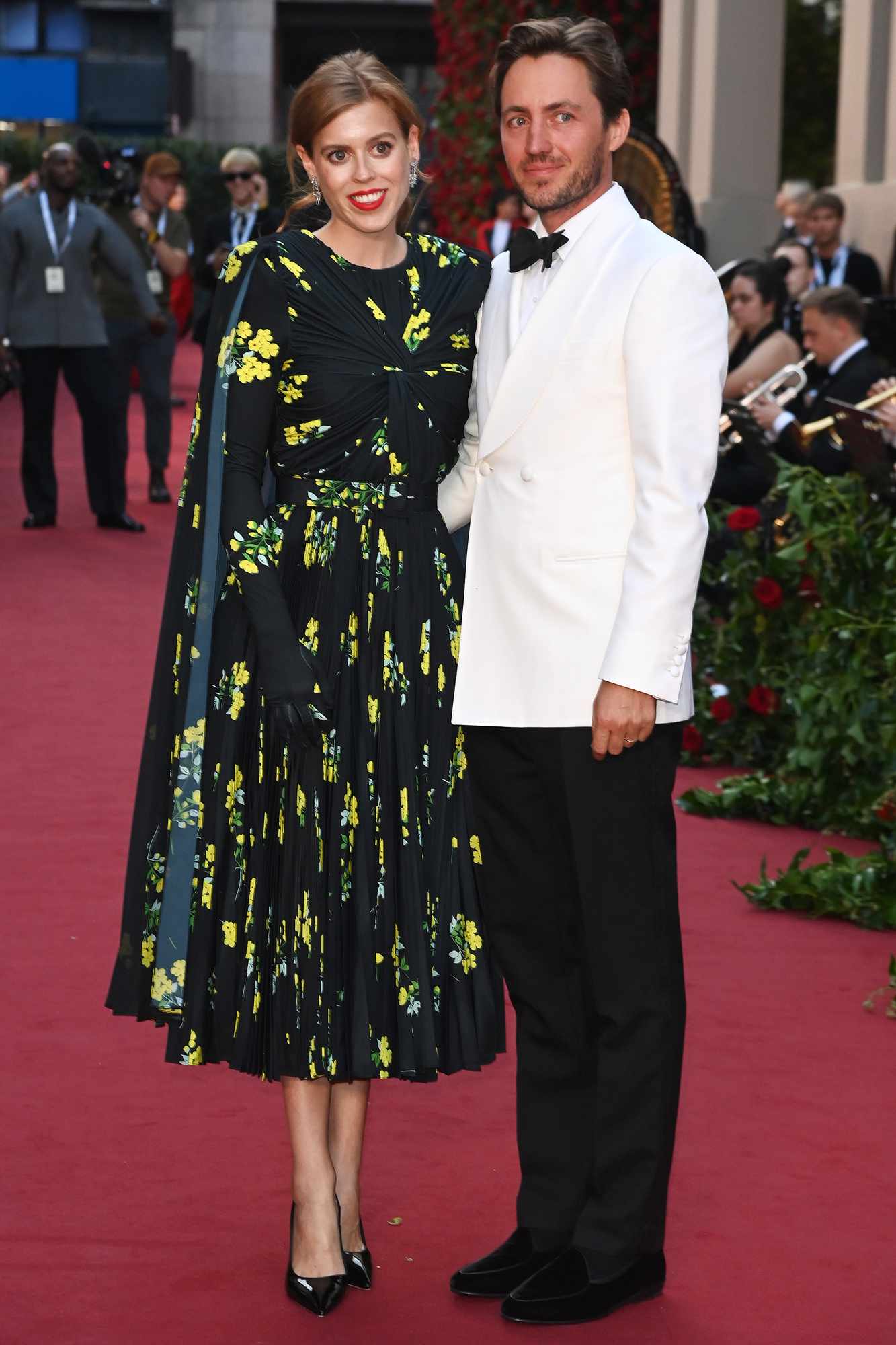 Princess Beatrice of York and Edoardo Mapelli Mozzi attend Vogue World: London 2023 at the Theatre Royal Drury Lane on September 14, 2023 in London, England. 