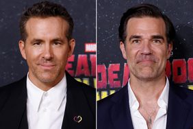 Ryan Reynolds and Rob Delaney attend the world premiere of "Deadpool & Wolverine" at Lincoln Center on July 22, 2024 