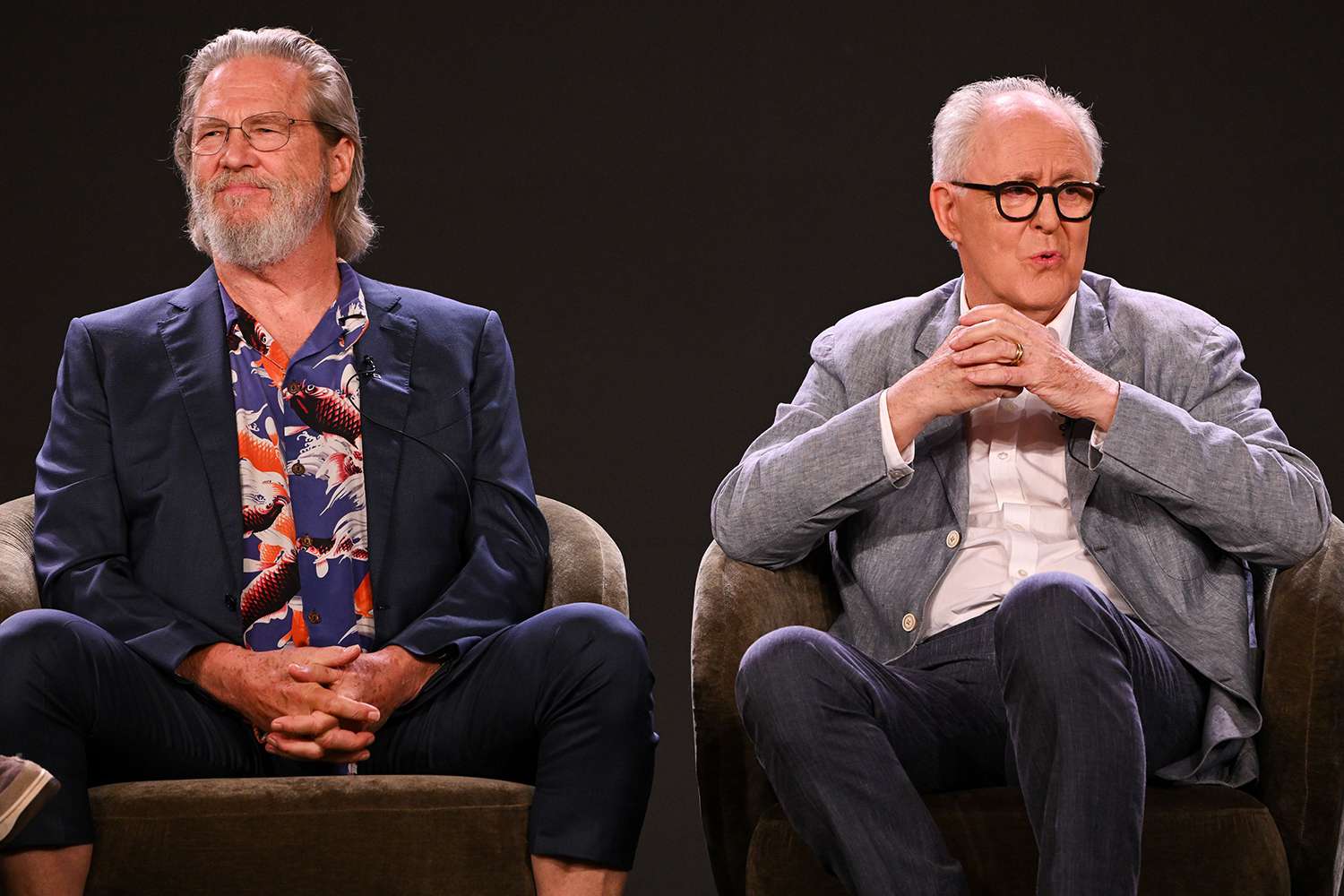 Jeff Bridges and John Lithgow attend Disney Entertainment Television's 'The Old Man' panel attends Disney Entertainment Television's 'The Old Man' panel TCA Summer 2024 Press Tour