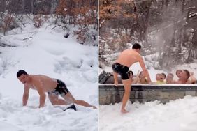 Orlando Bloom Rolls in Snow While Nearly Nude to Celebrate Birthday 