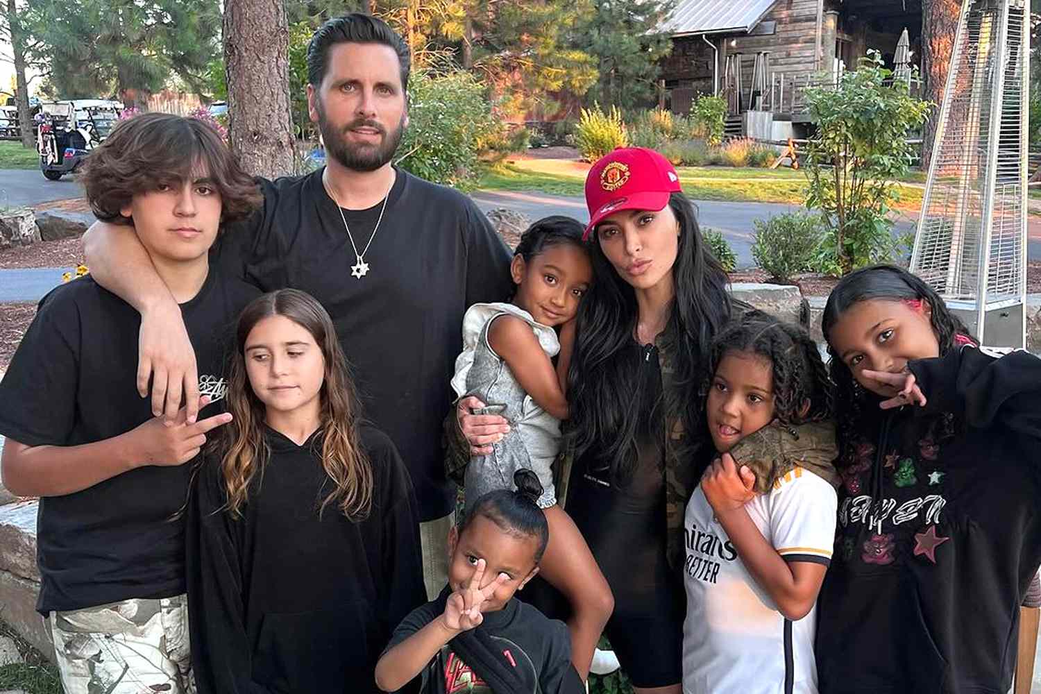 Kim Kardashian Family Photo