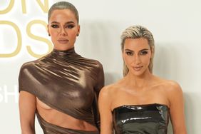 Khloe Kardashian and Kim Kardashian attend 2022 CFDA Fashion Awards on November 7, 2022