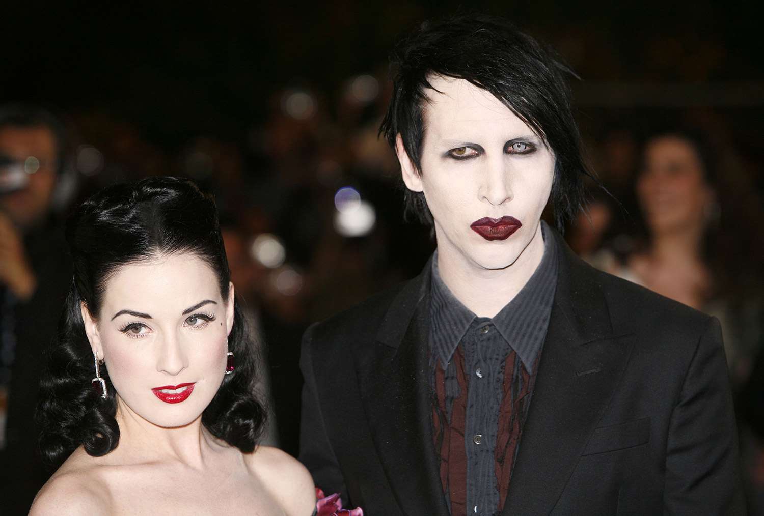 Marilyn Manson and Dita Von Teese