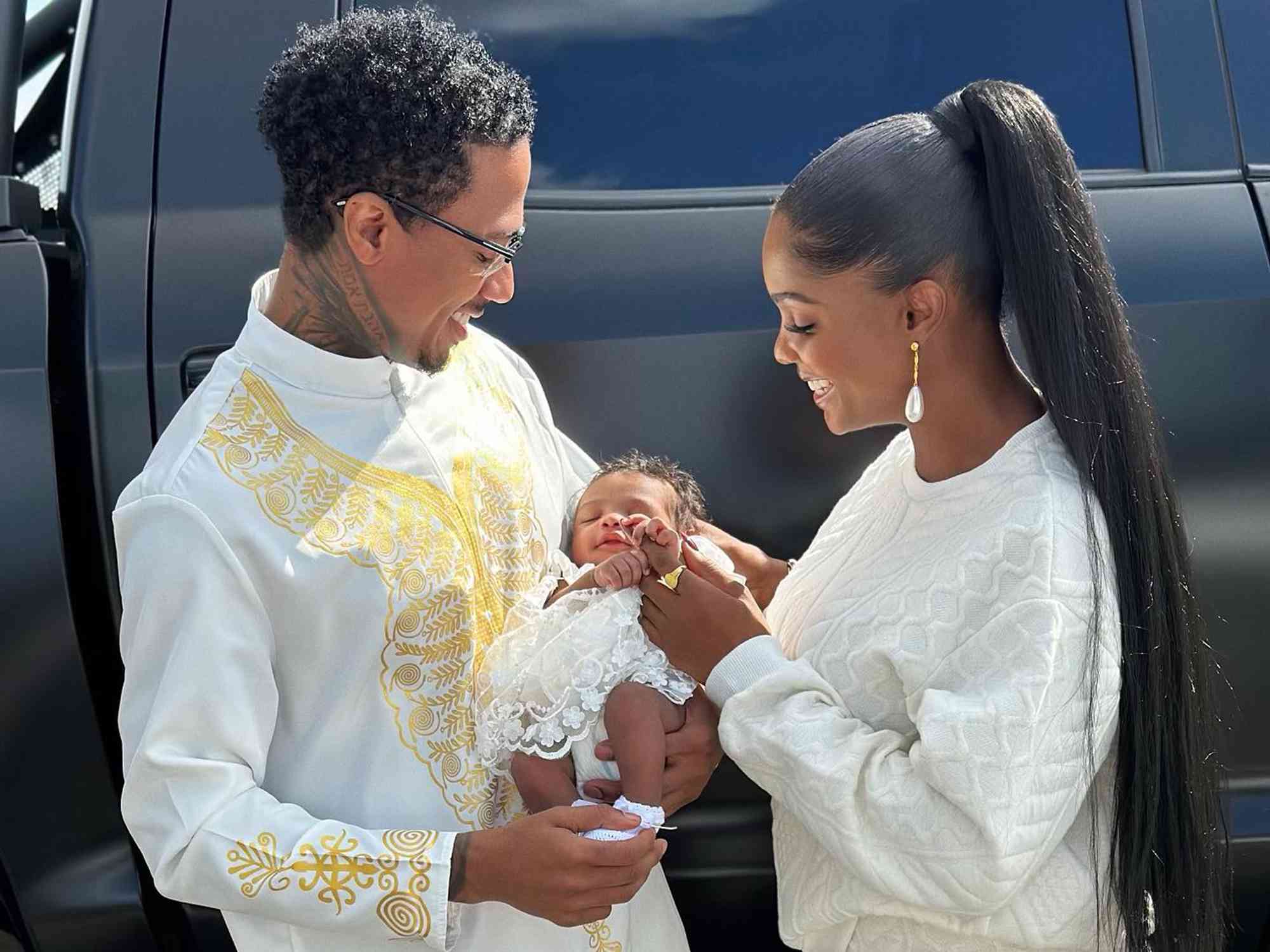 Nick Cannon and LaNisha Cole