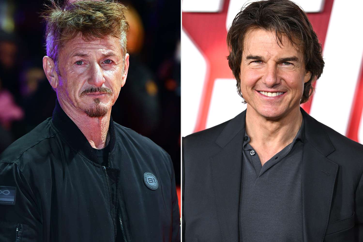 Sean Penn and Tom Cruise 