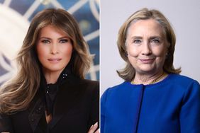 First Lady Melania Trump; Former US Secretary of States Hillary Clinton