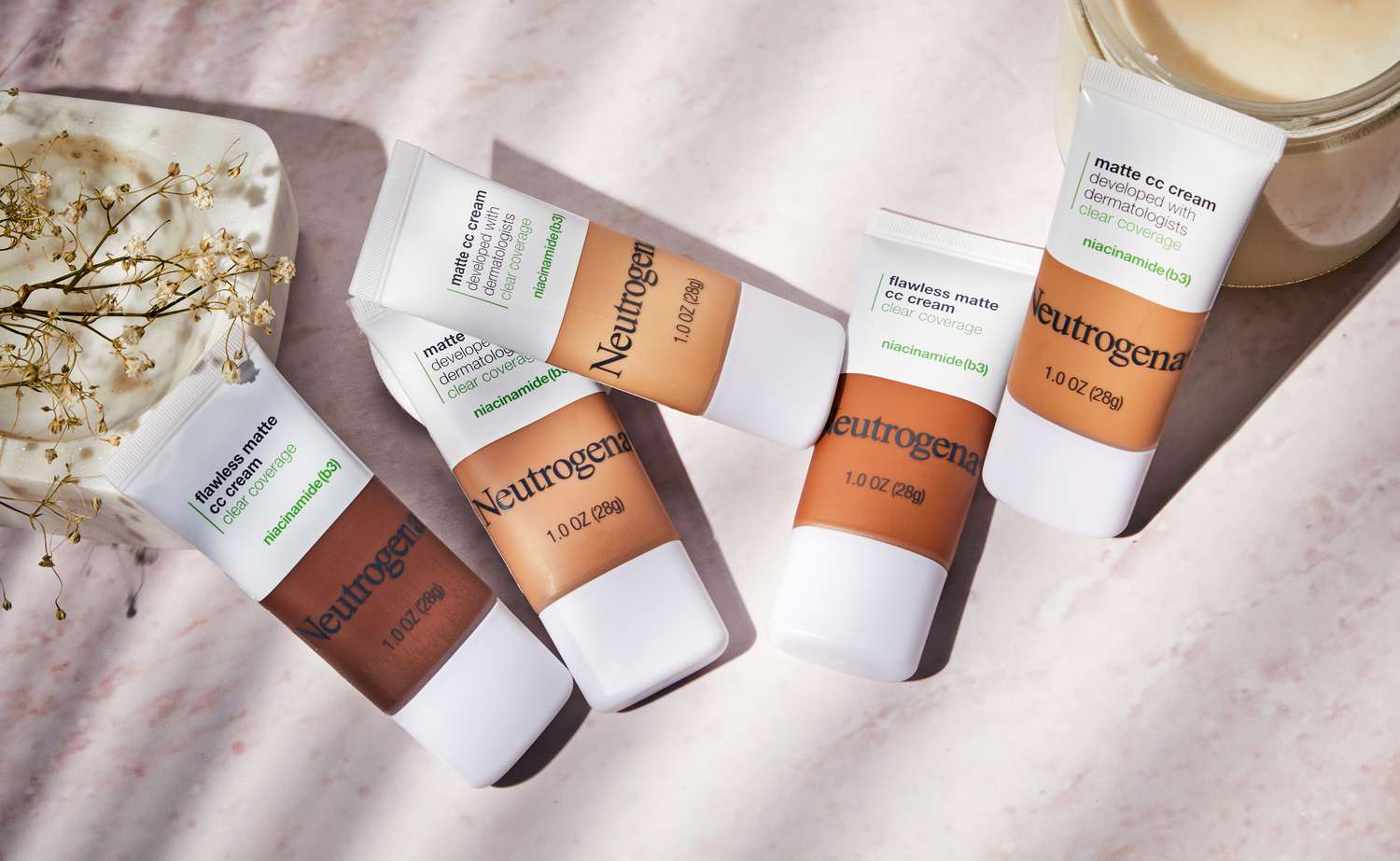 Five shades of Neutrogena CC cream