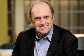 Actor Bob Newhart appears on the set of "The Big Bang Theory" for a dialogue with members of The Academy of Television Arts and Sciences at Warner Bros. Studios on August 15, 2013 in Burbank, California. 