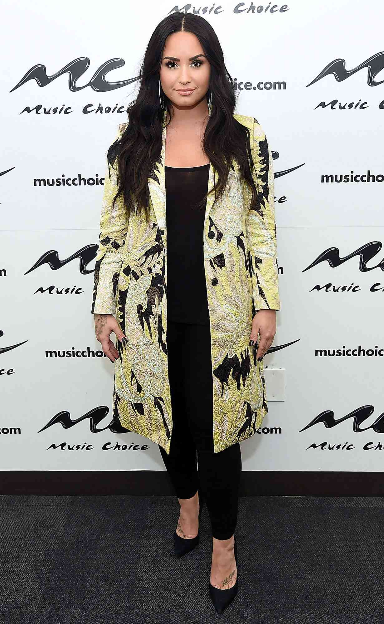 Demi Lovato Visits Music Choice