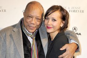 Quincy Jones and Rashida Jones attend the "Celeste and Jesse Forever" dinner on January 20, 2012 in Park City, Utah. 